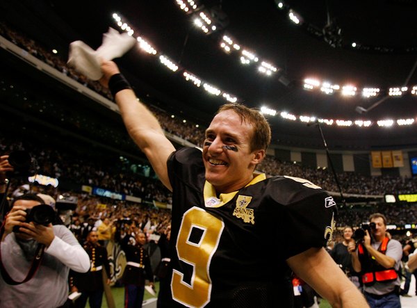 Drew Brees of the New Orleans