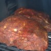 Buttin’ Down a Memorial Weekend Boston Butts Smoking in Smoker