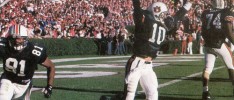 Patrick Nix celebrates in the 1993 Iron Bowl