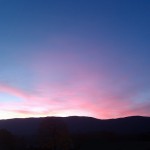 Blue Mountain Brewery View at Sunset