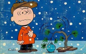 Charlie Brown's tree in Christmas special