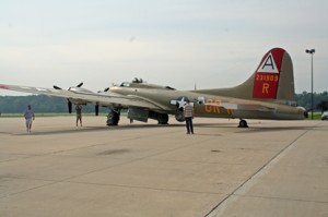 Collings Foundation B-17 at Spirit of St. Louis Airport