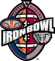 Auburn Alabama Iron Bowl Logo Football