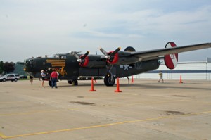 Collings Foundation B-24 Witchcraft at Spirit of St. Louis Airport